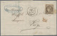 France: 1858/1871 Two Covers To Foreign Countries, With 1) 1858 Cover From Paris - Brieven En Documenten