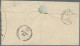 France: 1853 Napoleon 20c. Blue, Privately Line Rouletted 12½, Used On Small Cov - Lettres & Documents