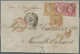 France: 1872, 80 C Napoleon And 80 C Ceres Together With 2x 40 C Ceres, Overlapp - Lettres & Documents
