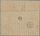 France: 1877, Sage 1fr. Olive, Two Lettersheets To Same Address In Rio De Janeir - Covers & Documents