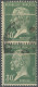 France: 1926, Pasteur 30c. Green, Vertical Pair Showing Variety "fixed Paper Web - Gebraucht