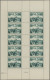 France: 1947 UPU-Congress AIR 500f. Complete Sheet Of Ten (five Gutter Pairs) Wi - Unused Stamps