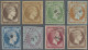 Greece: 1861 'Hermes' First Issue Printed In Paris, Complete Set Of Seven From 1 - Used Stamps