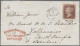 Great Britain - Post Marks: 1863, Großbritannien, 1 P. Red (F-E) With Duplex "LO - Postmark Collection
