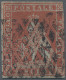 Italian States - Tuskany: 1851, 2 S Brick-red On Blued Paper, Good Margins At Th - Toskana