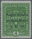 Italy - Venezia Giulia: 1918, Austrian 4 K Green Overprinted "Regno D' Italia / - Venezia Giuliana