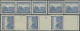 Carpathian Ukraine: 1939, First Issue 3k. Blue, 40 Unmounted Mint Stamps In Mult - Ukraine