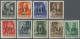Carpathian Ukraine: 1944 Set Of 28 Mint Stamps, From 1f. To 5p., Never Hinged Mo - Ukraine