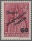 Carpathian Ukraine: 1945, 60 On 30f. Carmine, Var "dot In "Ч" In "ПОЧТА", MNH, S - Ukraine