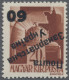 Carpathian Ukraine: 1945, 60 On 20 F, INVERTED OVERPRINT, MNH. Just 10 Copies Re - Ukraine