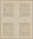 Croatia: 1944, War Relief, Complete Set Of Four Values In Cross Gutter Sheets Of - Croatia