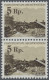 Liechtenstein: 1947, 5 Rp. A. 3 Rp. Freimarke Im Postfrischen Senkr. Paar, Dabei - Unused Stamps