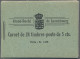 Luxembourg: 1895, Definitives Grand Duke Adolph, 1.25fr. Booklet Comprising Four - Autres & Non Classés
