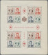 Monaco: 1949, 10 + 5 Fr To 40 +5 Fr, Red Cross, Two Souvenir Sheets, Mint Never - Ungebraucht