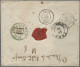 Österreich: 1850, 9 Kr. Blau, Handpapier, Type I, Marke Rechts Unten Eckbug, Als - Brieven En Documenten