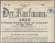 Österreich - Zeitungsstempelmarken: 1858, 1 Kr. Blau, Type I, Rechts Randliniens - Dagbladen