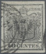 Österreich - Lombardei Und Venetien: 1850, 10 Cent. Grau, Type Ib, Voll- Bis Bre - Lombardy-Venetia