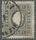 Österreich - Lombardei Und Venetien: 1859, 3 So. Schwarzgrau, Type II, Teilstemp - Lombardo-Vénétie