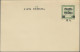 Poland - Postal Stationary: 1919, 15h. On 8h.+15h. On 8h. Bright Green On Cream, - Entiers Postaux