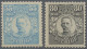 Sweden: 1918, Värnamo Issue, 55 øre Light Blue And 80 øre Black, Fresh Colour, W - Unused Stamps