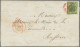 Schweiz - Genf: 1846 Großer Adler 5 C. Auf Komplettem Faltbrief (innen Mit Stemp - 1843-1852 Kantonalmarken Und Bundesmarken