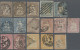 Schweiz: 1854-61 STRUBEL: Partie Von 16 Gestempelten Marken, Von 5 Bis 20 Rp., V - Used Stamps
