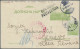 Serbia - Postal Stationery: 1915, King Peter/Battle Field Card 5pa. Green Uprate - Serbie