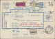 Slovakia - Postal Stationery: 1944, Parcel Despatch Form 1ks. Blue Used With Ins - Postkaarten