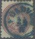 Hungary - Post Marks: Földvár, Blue C.d.s On Austria 5kr. Red, Müller 3601/a, 12 - Poststempel (Marcophilie)