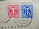 Am Post 21.12.1945 MiF Am. Druck / Deutscher Druck Nr.16 Unterrand Einschreiben Not R-Zettel Passau 2 - Osnabrück - Brieven En Documenten