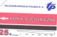 Poland:Used Phonecard, Telekomunikacja Polska S.A., 25 Units, Nagano Olympic Games 1998, Speed Skating - Olympische Spelen