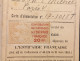 Carte De Tabac Bd Saint Michel Paris 5e 1945 Timbre Fiscal Entraide Française - Documentos