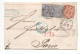 1868 - LETTRE De HAMBURG Pour PARIS - Storia Postale