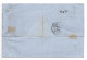 1870 - LETTRE Avec CACHET FANHFURT A. M. POSTEXPED. N1 Pour LYON - Storia Postale