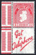 1940 1d With Inv. Watermark Attached To Label "Get / A / Telephone", U/m Mint With Superb Perfs. And Pane Margin Left. - Neufs