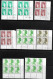 France - Lot 21 Coins Datés, Plus 3 De Code Postal, Plus 4 Divers Issus De Carnet,(1 Bloc Sans Gomme), Et 1 Bloc Oblit. - 1970-1979