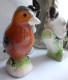 Figurines Oiseaux Collection En Faience  Lot De 10 - Figurini & Soldatini