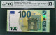 100 EURO SPAIN 2019 DRAGHI V001A5 VA0000 PMG 65 RARE VERY LOW SERIAL NUMBER SC FDS UNCIRCULATED PERFECT - 100 Euro