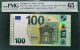 Delcampe - 100 EURO SPAIN 2019 DRAGHI V001A5 VA0000 PMG 65 RARE VERY LOW SERIAL NUMBER SC FDS UNCIRCULATED PERFECT - 100 Euro