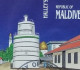 Return Of Haley's Comet Over The Grand Mosque, Islamic Architecture, IMPERF Miniature Sheet, Maldives FDC - Mosques & Synagogues