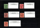 1922 June 19th Harrison Coil In Gloss Black Ink Set Of 5 Mounted Mint - Unused Stamps