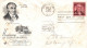 (RECTO / VERSO)  HONORING DR. EPHRAIM Mc DOWELL IN 1959 - BEAU TIMBRE - DOS AVEC TRACES DE COLLE - FDC - 1951-1960