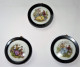 LOT 3 ANCIENS CADRES MEDAILLON PORCELAINE DE PARIS SCENE GALANTE DIFFERENTES TBE - Huiles