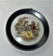 Delcampe - LOT 3 ANCIENS CADRES MEDAILLON PORCELAINE DE PARIS SCENE GALANTE DIFFERENTES TBE - Huiles