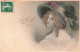 Illustrateur - Wichera - Jeune Femme Au Chapeau - Melle Paule Gaubert - Ecole De La Daurade  -  Carte Postale Ancienne - Wichera