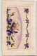 FANTAISIES  - Brodée - Fleurs  - Colorisé - Carte Postale Ancienne - Brodées