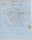 1863 A.Saurin  Marseille  Verres Verrerie Pour Verrerie De La Rochère Ballouhey Par Corre Haute Saone V.HISTORIQUE - 1800 – 1899