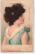 Fantaisies - Femme - Perruque De Vrais Cheveux -   Carte Postale Ancienne - Frauen