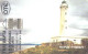 Greece:Used Phonecard, OTE, 100 Units, Gyoeioy Lighthouse, Gyoeioy Port And Ship, 1996 - Phares