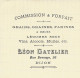 1884 ENTETE Léon Gatelier Dijon Cote D'Or Grains Graines Farine & Issues => Courtois Chateauvillain Haute Marne V.SCANS - 1800 – 1899